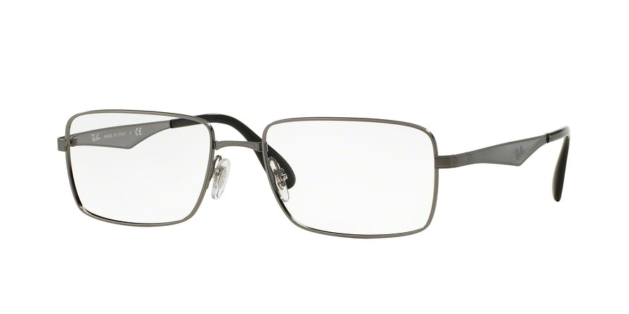 Ray-Ban Optical RX6329 Square Eyeglasses  2553-GUNMETAL 53-18-140 - Color Map gunmetal