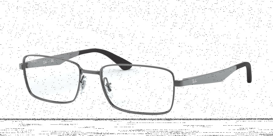 Ray-Ban Optical RX6333 Square Eyeglasses  2502-GUNMETAL 52-17-140 - Color Map gunmetal