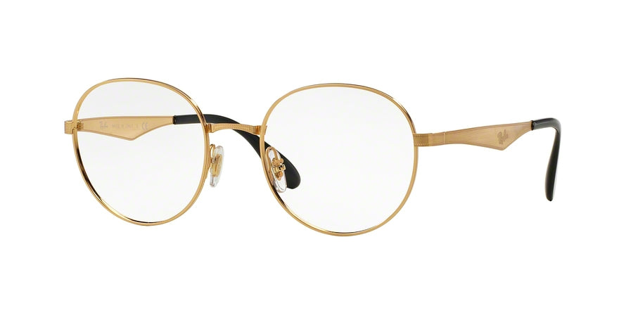 Ray-Ban Optical RX6343 Phantos Eyeglasses  2860-GOLD 47-19-140 - Color Map gold