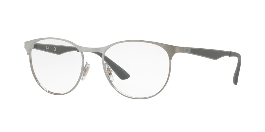 Ray-Ban Optical RX6365 Phantos Eyeglasses  2553-GUNMETAL TOP ON BRUSHED GUNMET 51-17-145 - Color Map gunmetal