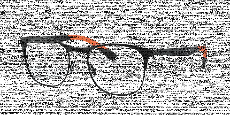 Ray-Ban Optical RX6412 Square Eyeglasses  2904-BLACK/MATTE BLACK 52-18-145 - Color Map black