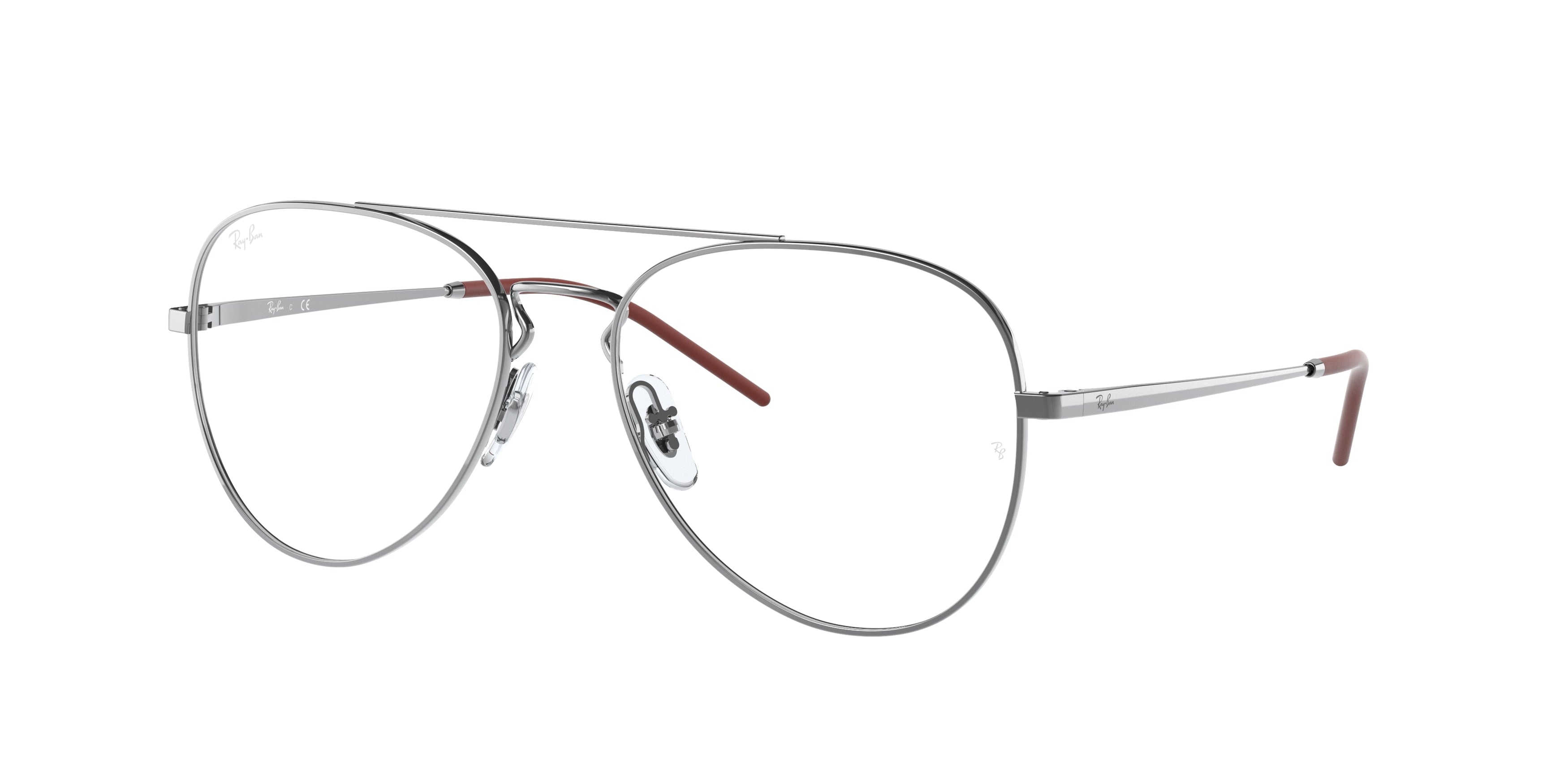 Ray-Ban Optical RX6413 Pilot Eyeglasses  2502-Gunmetal 56-140-17 - Color Map Grey
