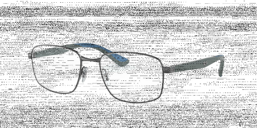 Ray-Ban Optical RX6423 Square Eyeglasses  2502-GUNMETAL 55-18-145 - Color Map gunmetal