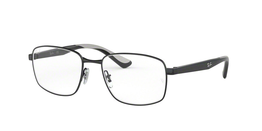 Ray-Ban Optical RX6423 Square Eyeglasses  2509-BLACK 53-18-145 - Color Map black