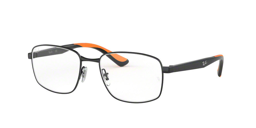 Ray-Ban Optical RX6423 Square Eyeglasses  2999-BLACK 55-18-145 - Color Map black