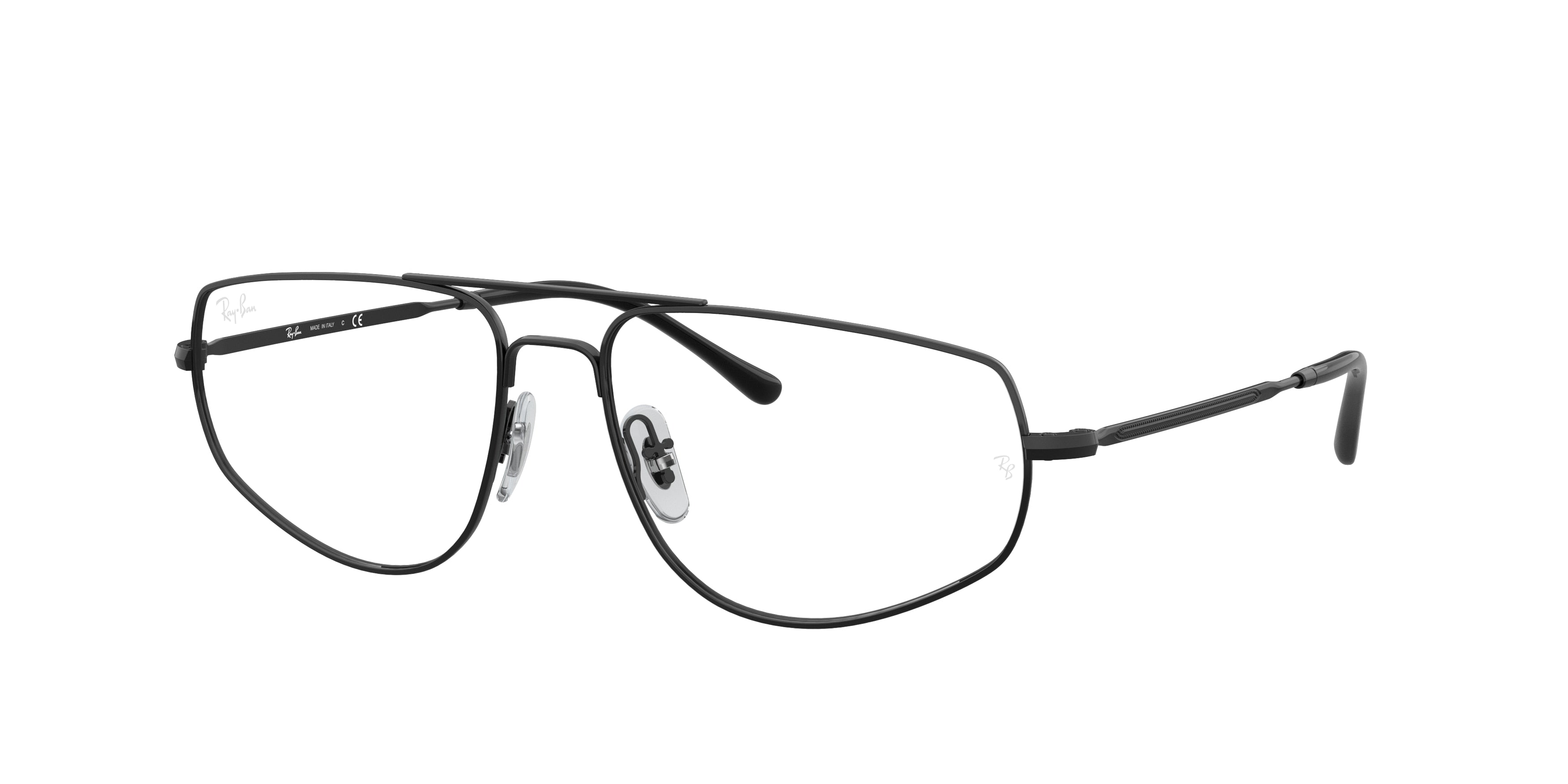 Ray-Ban Optical RX6455 Irregular Eyeglasses  2509-Black 57-140-16 - Color Map Black