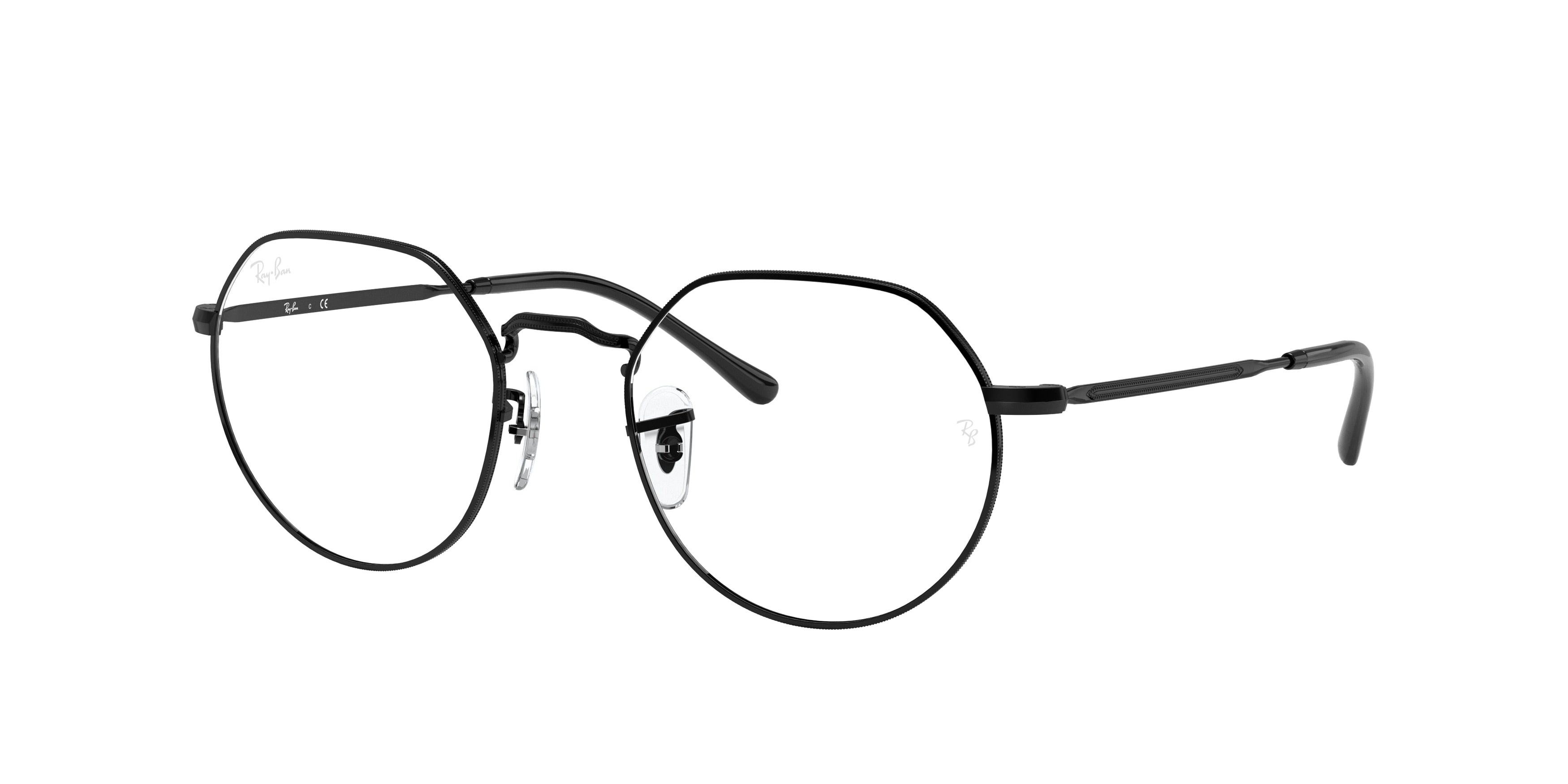 Ray-Ban Optical JACK RX6465 Irregular Eyeglasses  2509-Black 51-140-20 - Color Map Black