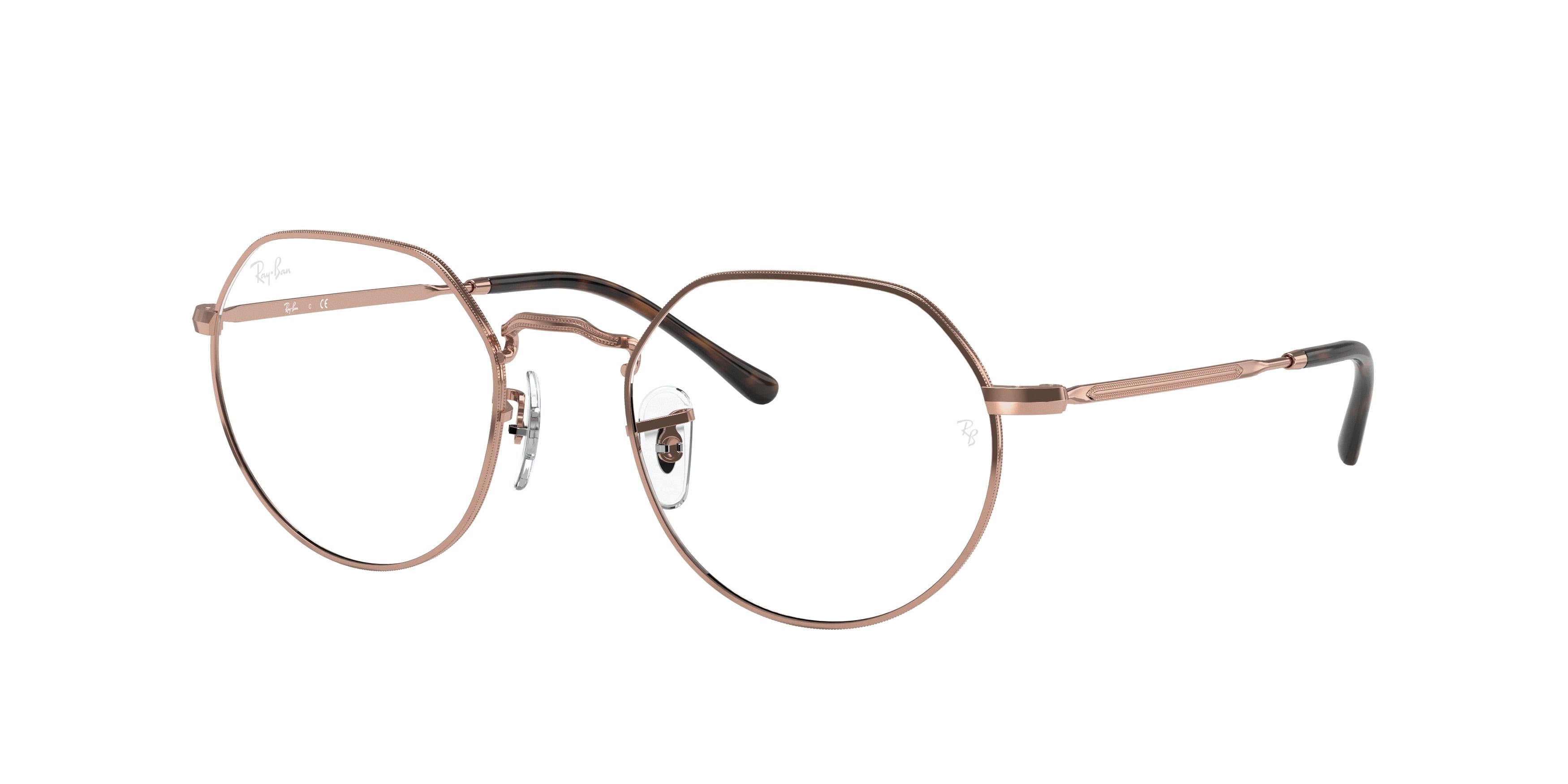 Ray-Ban Optical JACK RX6465 Irregular Eyeglasses  2943-Copper 51-140-20 - Color Map Copper
