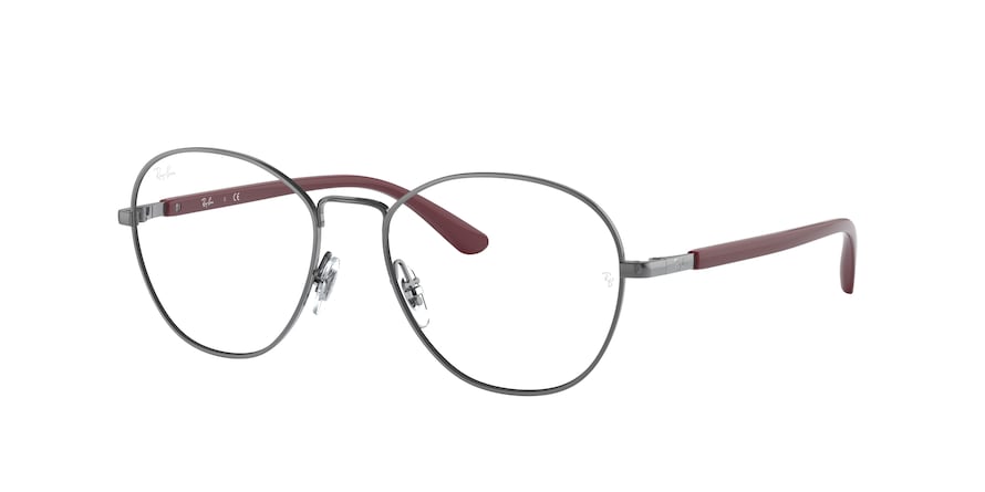 Ray-Ban Optical RX6470 Irregular Eyeglasses  2502-GUNMETAL 52-17-140 - Color Map gunmetal