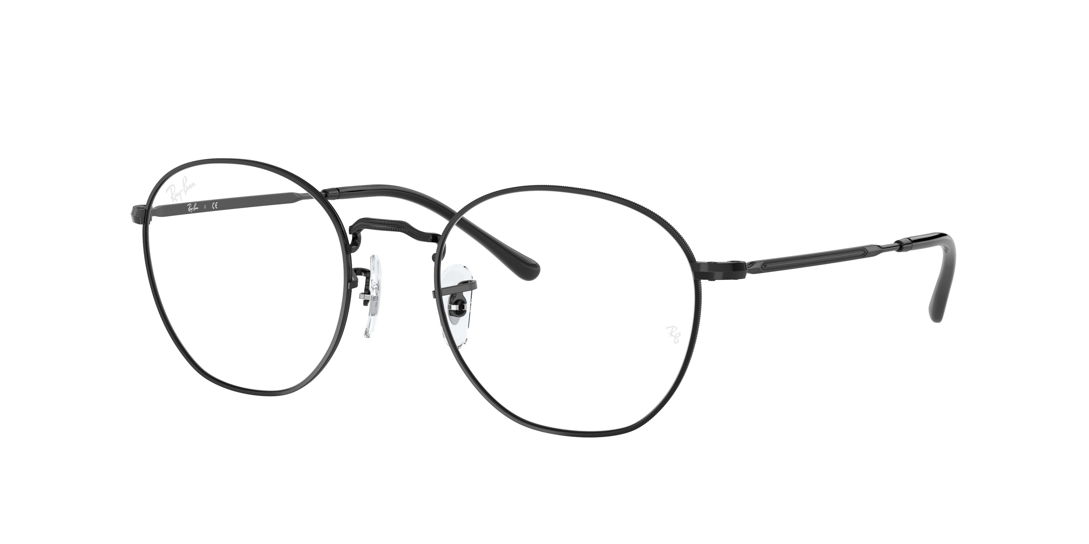Ray-Ban Optical ROB RX6472 Irregular Eyeglasses  2509-Black 52-140-20 - Color Map Black