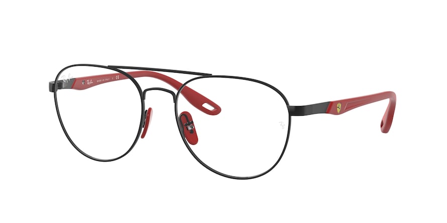 Ray-Ban Optical RX6473M Phantos Eyeglasses  F002-MATTE BLACK 55-18-140 - Color Map black