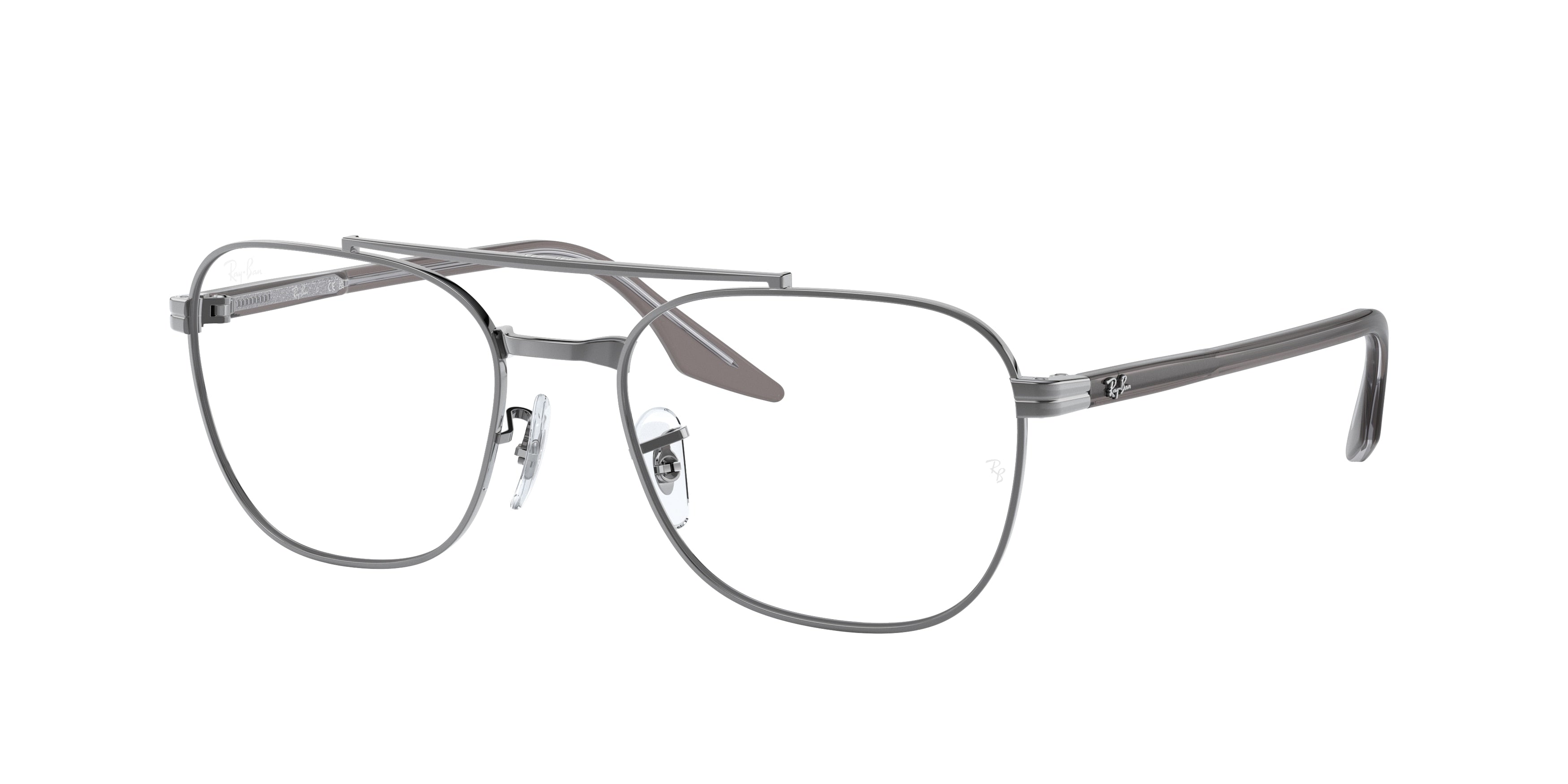 Ray-Ban Optical RX6485 Square Eyeglasses  3123-Gunmetal 55-145-19 - Color Map Grey