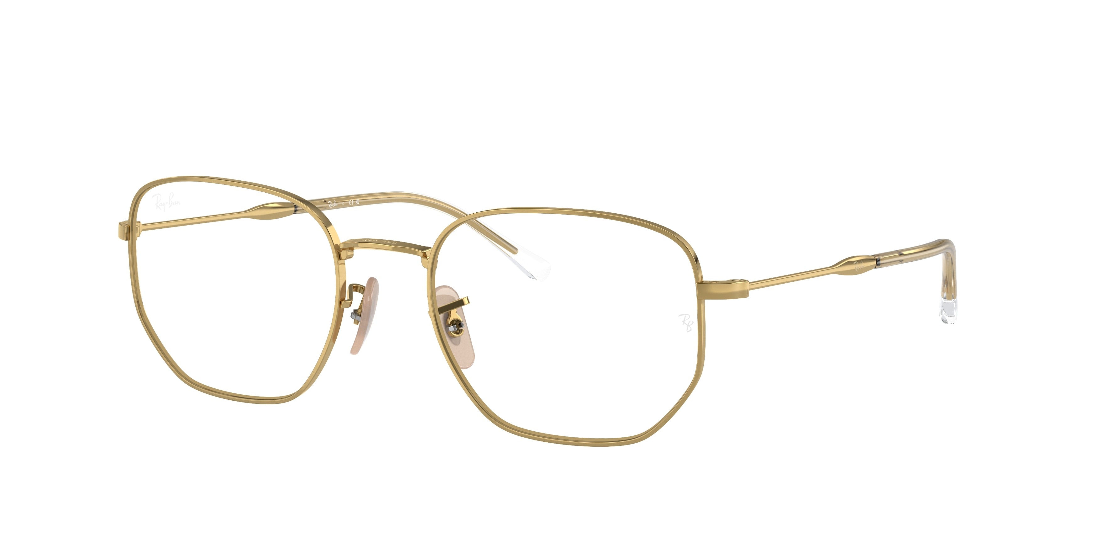 Ray-Ban Optical RX6496 Irregular Eyeglasses  2500-Gold 53-145-20 - Color Map Gold