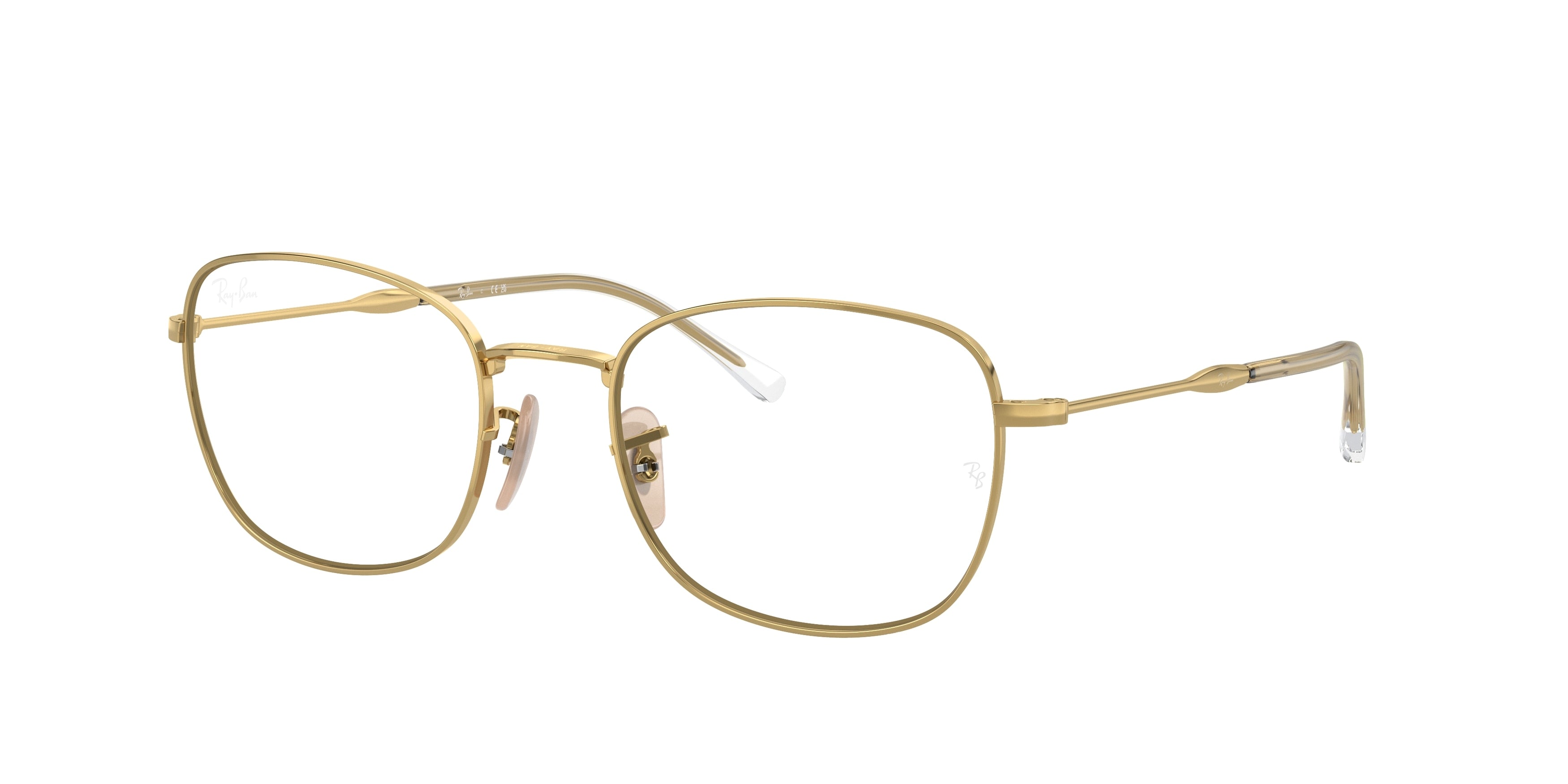 Ray-Ban Optical RX6497 Pillow Eyeglasses  2500-Gold 53-145-20 - Color Map Gold