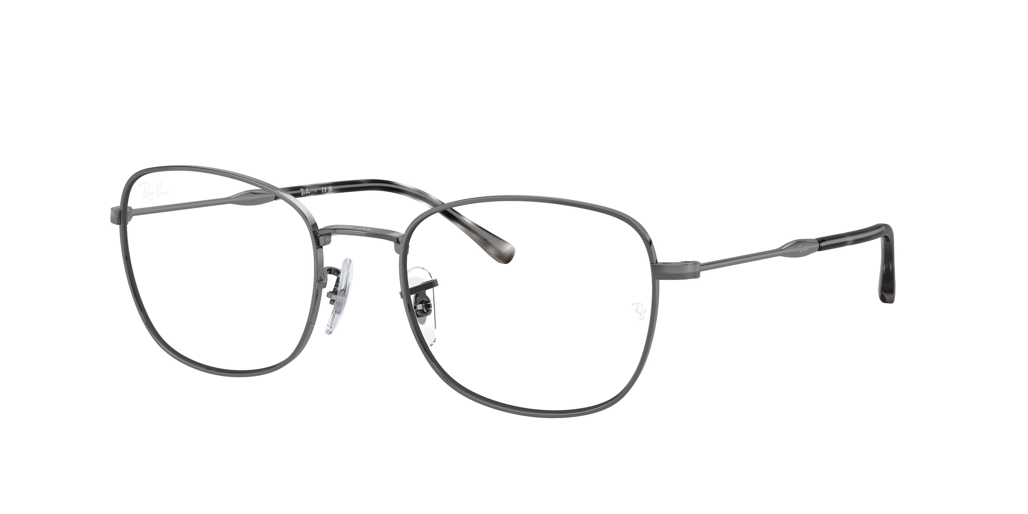 Ray-Ban Optical RX6497 Pillow Eyeglasses  2502-Gunmetal 53-145-20 - Color Map Grey