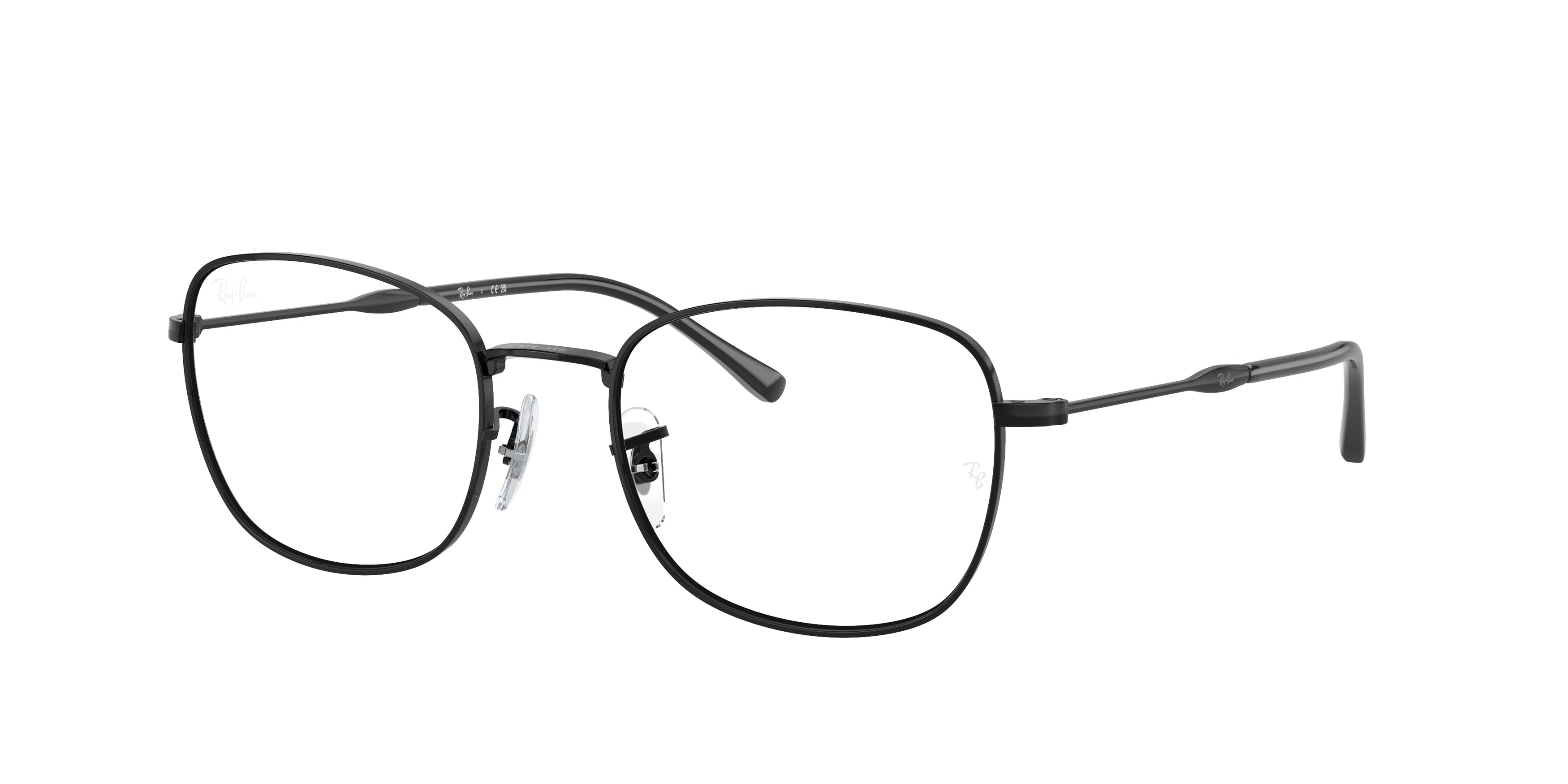 Ray-Ban Optical RX6497 Pillow Eyeglasses  2509-Black 53-145-20 - Color Map Black