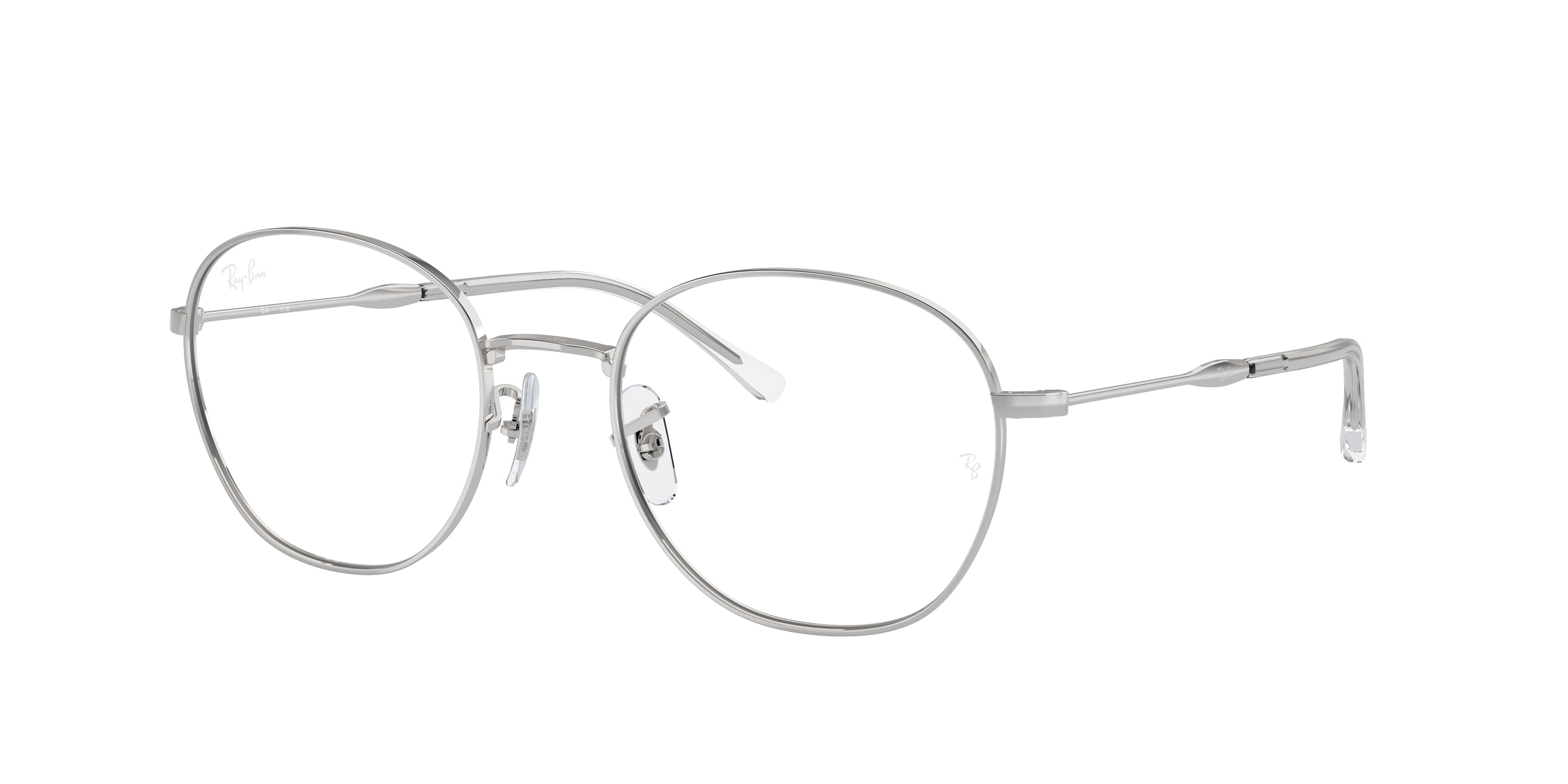 Ray-Ban Optical RX6509 Phantos Eyeglasses  2968-Silver 53-145-20 - Color Map Silver