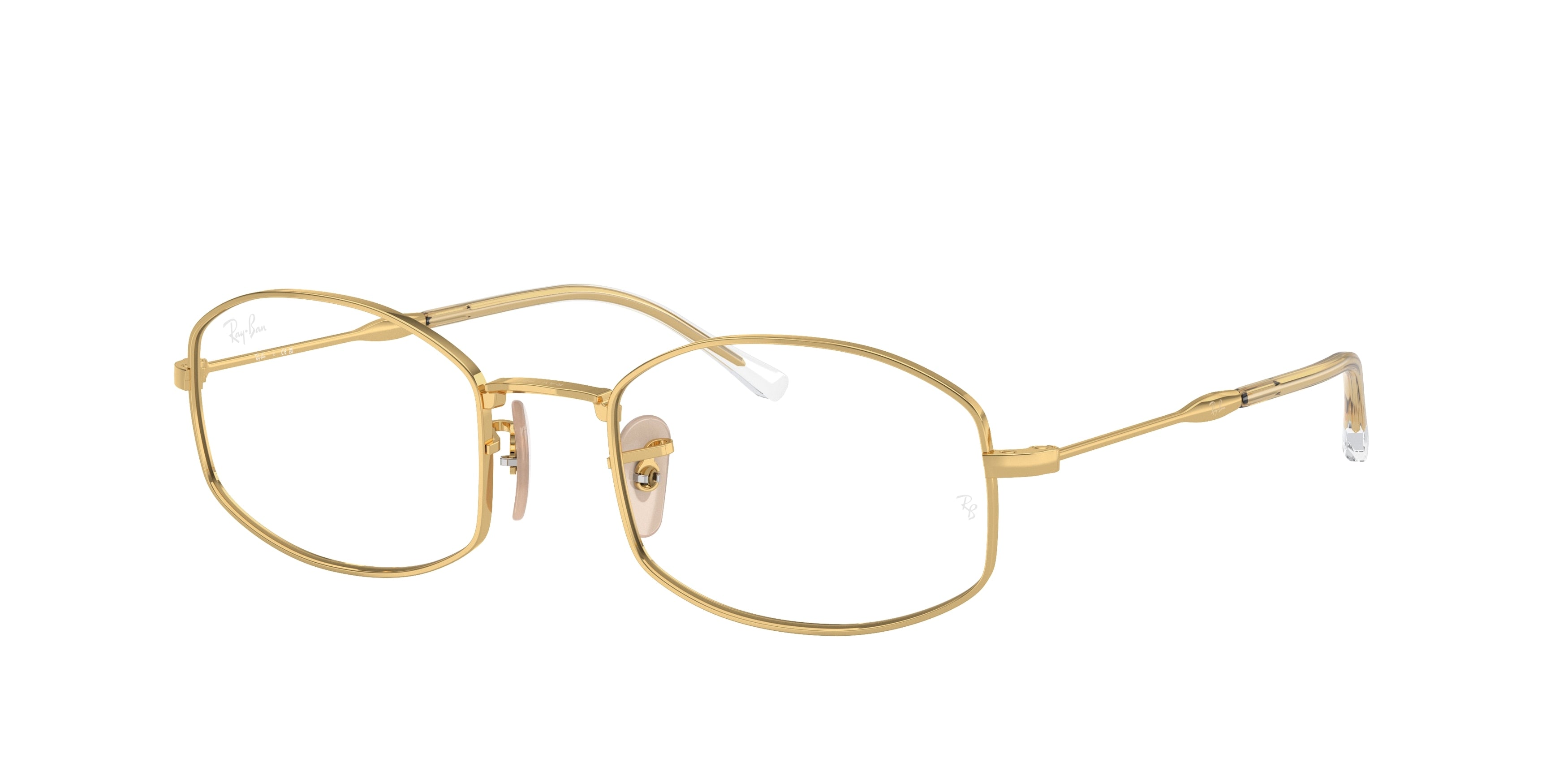 Ray-Ban Optical RX6510 Pillow Eyeglasses  2500-Gold 52-145-20 - Color Map Gold