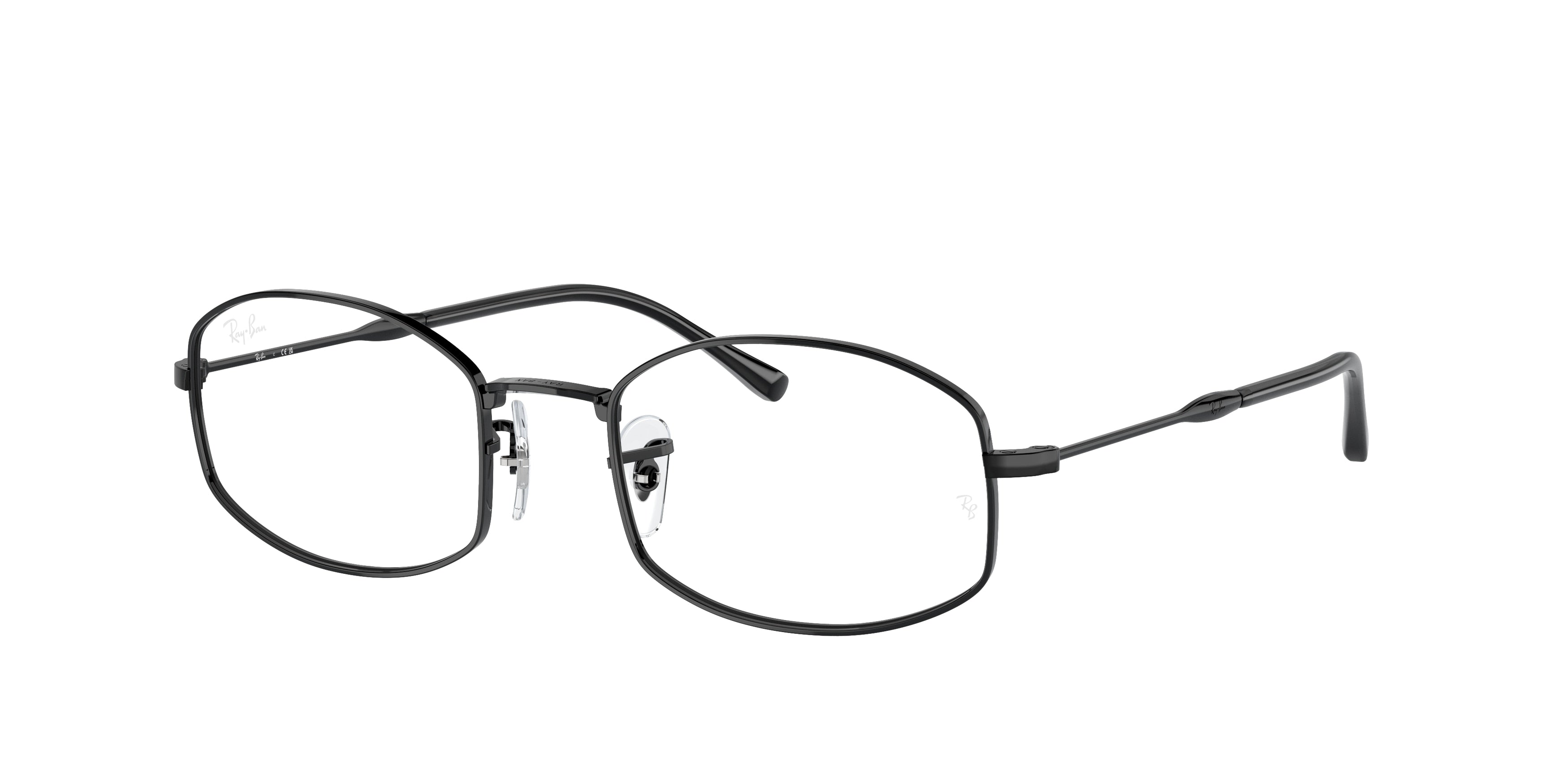 Ray-Ban Optical RX6510 Pillow Eyeglasses  2509-Black 52-145-20 - Color Map Black