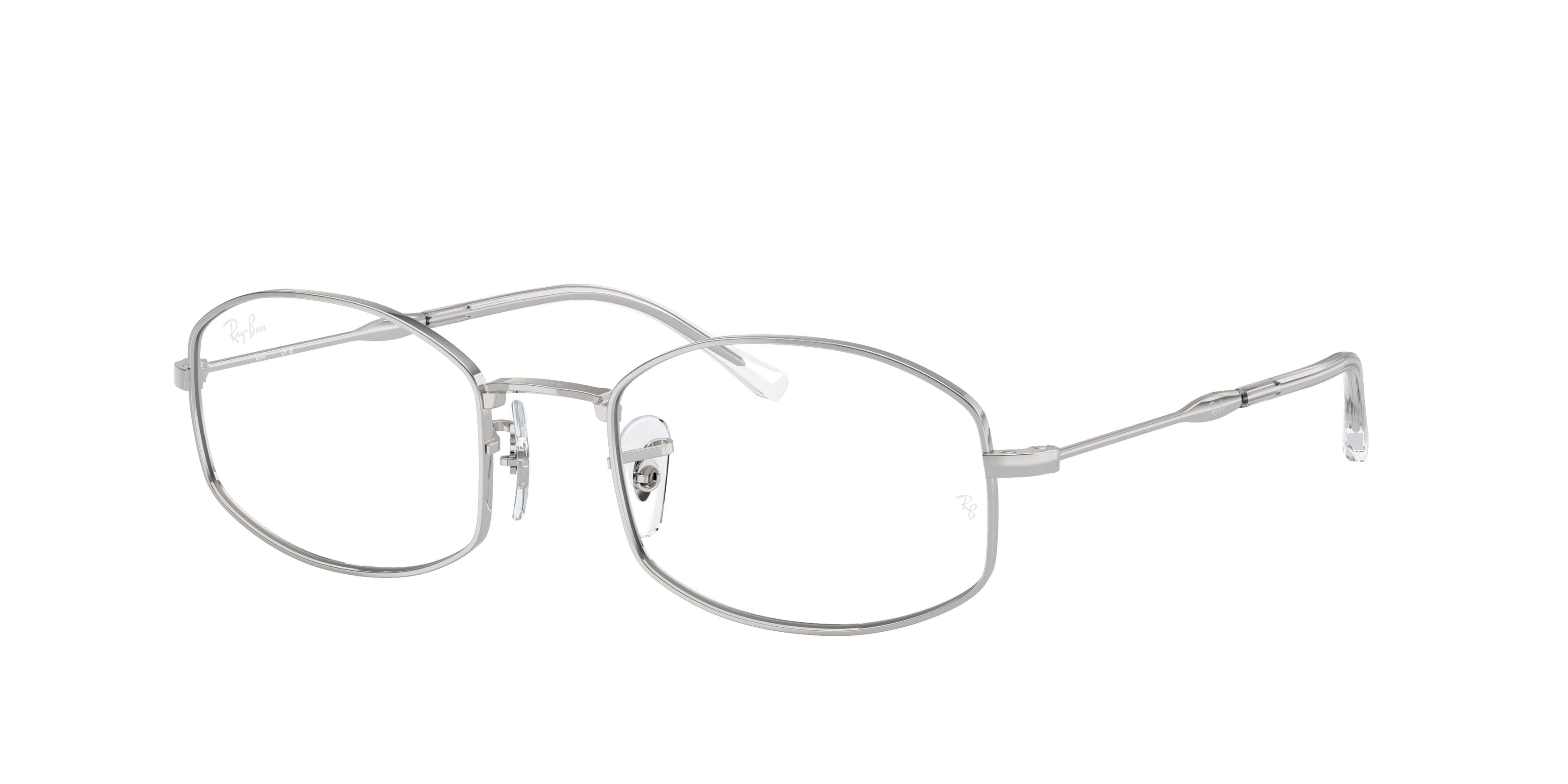 Ray-Ban Optical RX6510 Pillow Eyeglasses  2968-Silver 52-145-20 - Color Map Silver