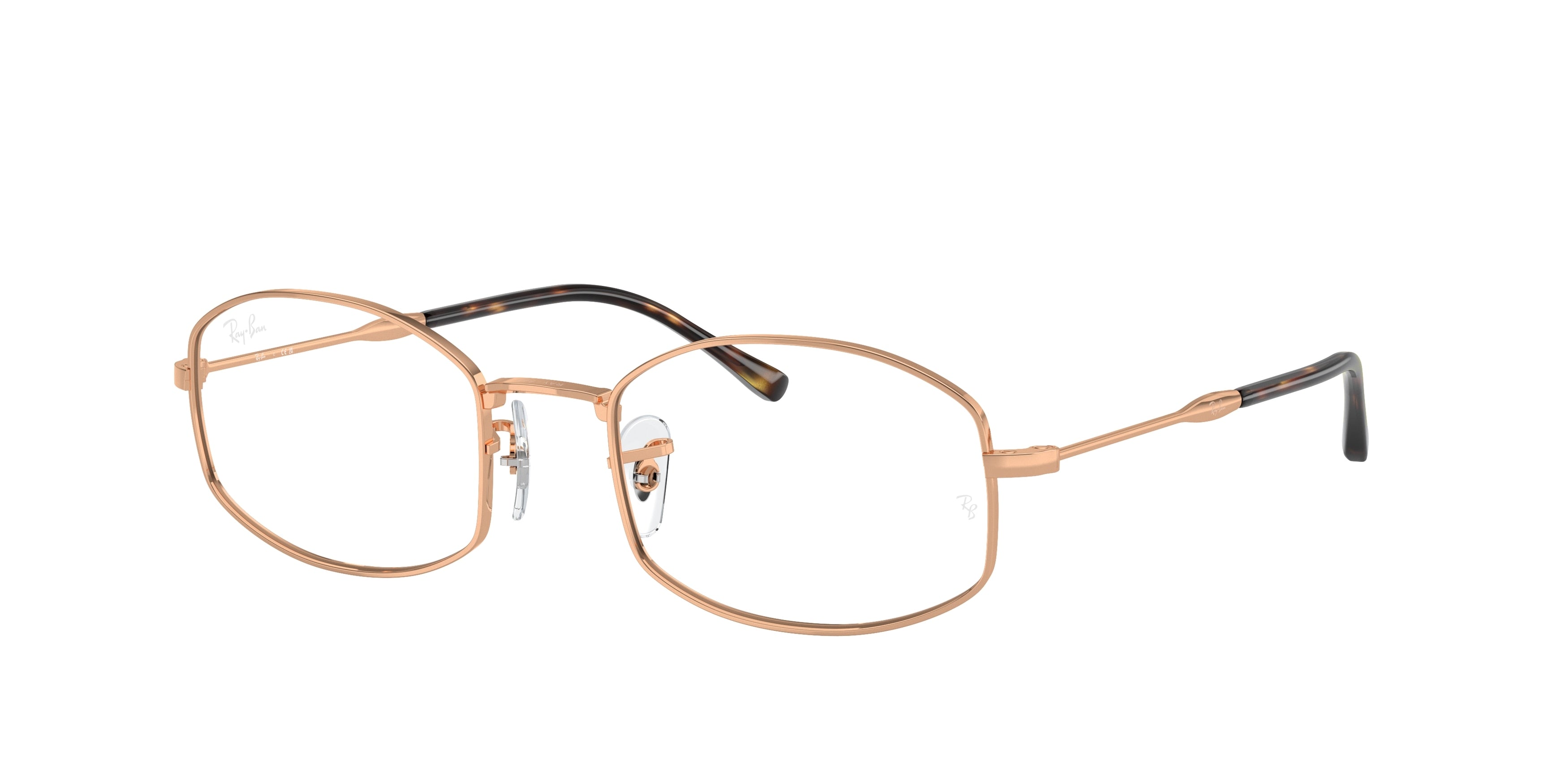 Ray-Ban Optical RX6510 Pillow Eyeglasses  3094-Rose Gold 52-145-20 - Color Map Gold