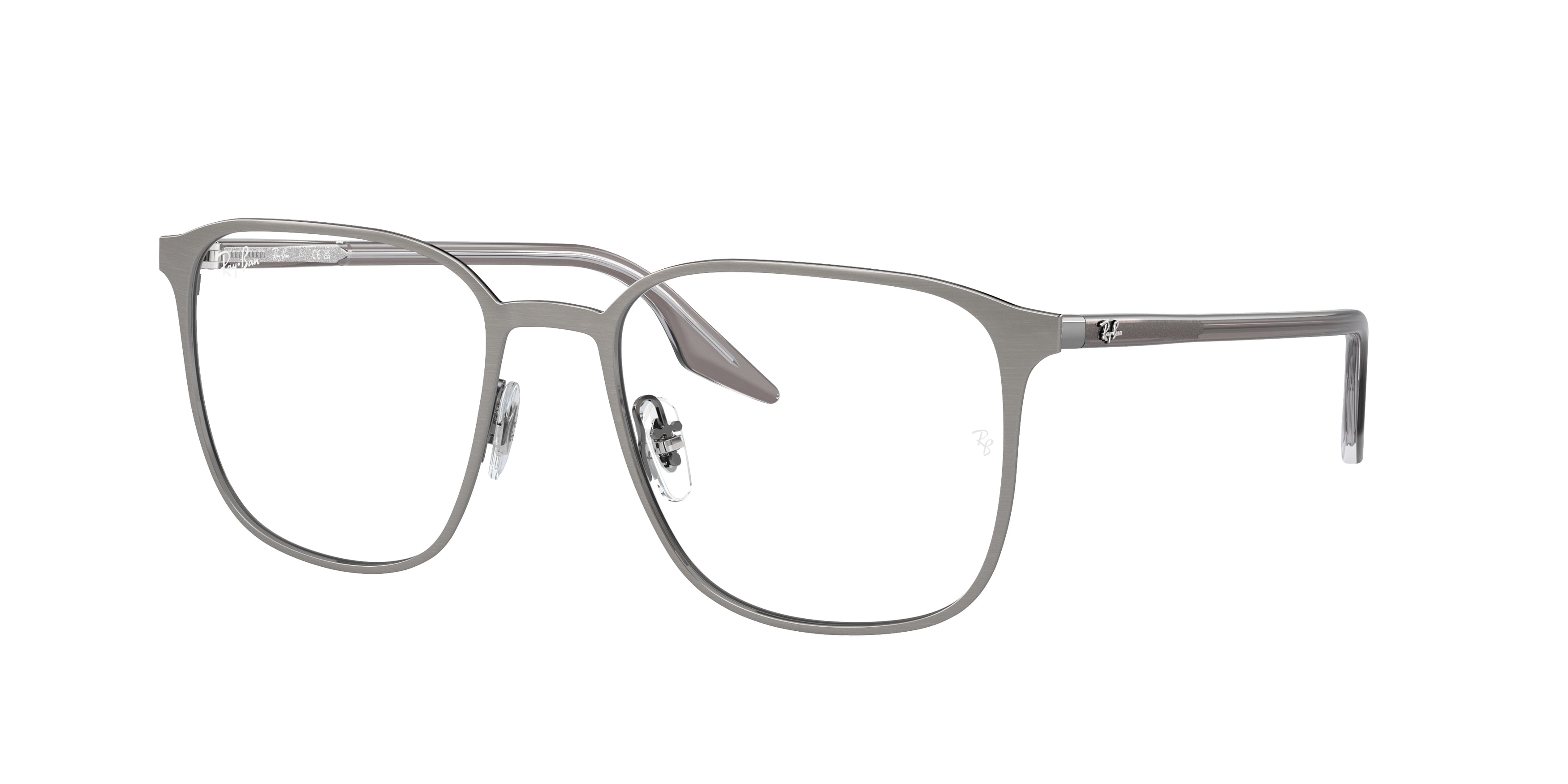 Ray-Ban Optical RX6512 Square Eyeglasses  2553-Gunmetal 54-145-19 - Color Map Grey