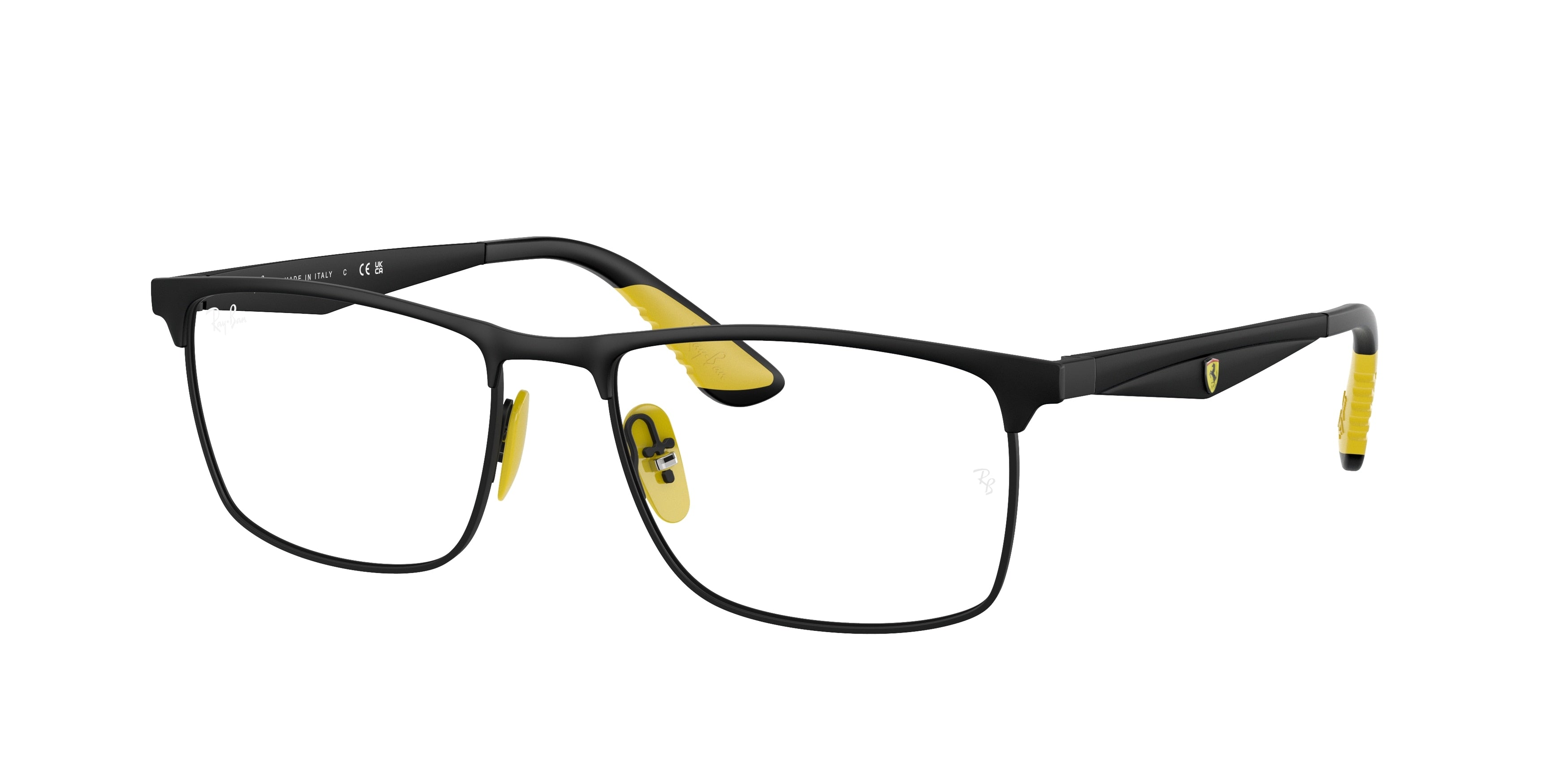 Ray-Ban Optical RX6516M Rectangle Eyeglasses  F091-Black 55-145-18 - Color Map Black
