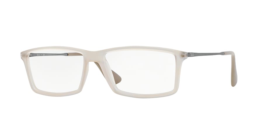 Ray-Ban Optical MATTHEW RX7021 Rectangle Eyeglasses  5369-RUBBER BEIGE 52-14-140 - Color Map yellow