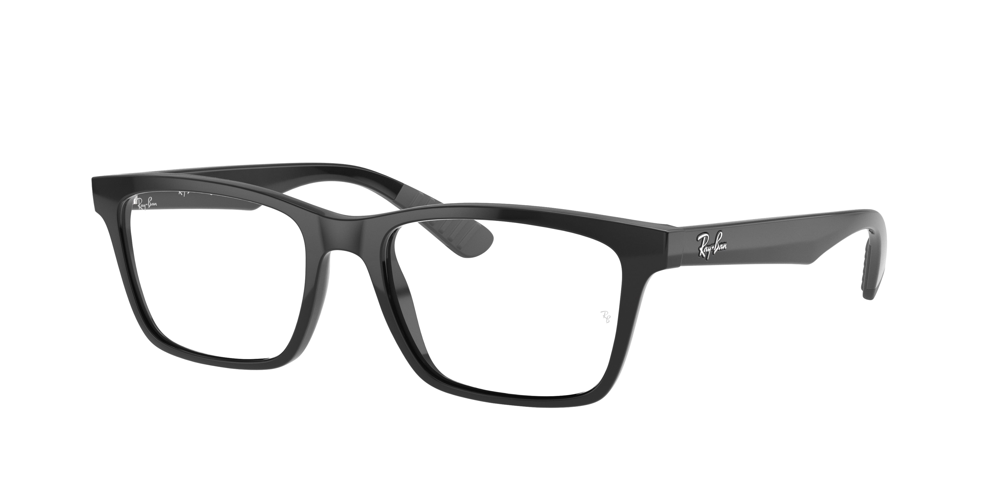 Ray-Ban Optical RX7025 Square Eyeglasses  2000-Black 57-150-17 - Color Map Black