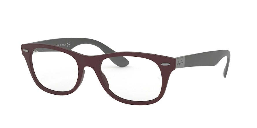 Ray-Ban Optical RX7032 Square Eyeglasses  5771-SAND DARK VIOLET 52-17-145 - Color Map violet