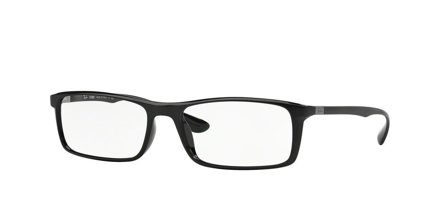 Ray-Ban Optical RX7035 Rectangle Eyeglasses  5206-BLACK 57-17-145 - Color Map black