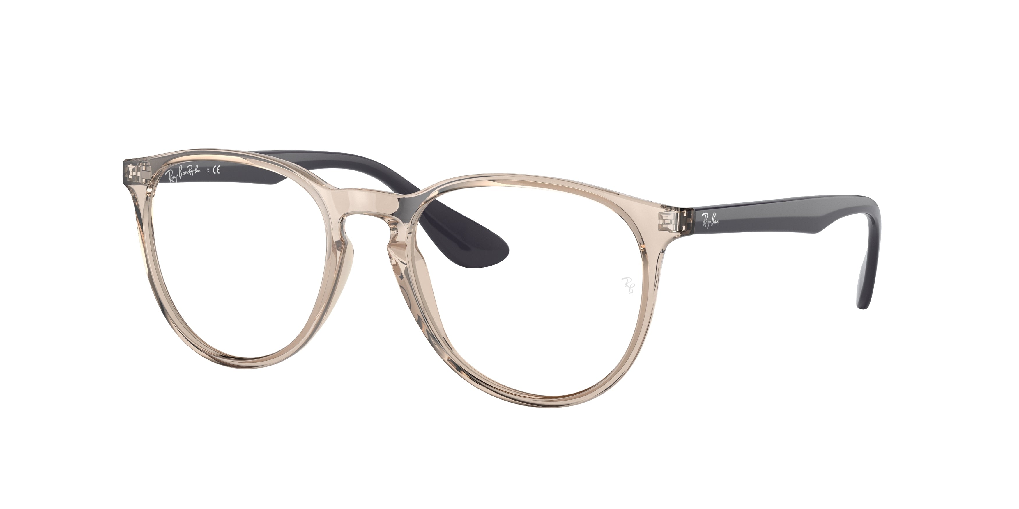 Ray-Ban Optical ERIKA RX7046 Phantos Eyeglasses  8138-Transparent Brown 51-140-18 - Color Map Brown