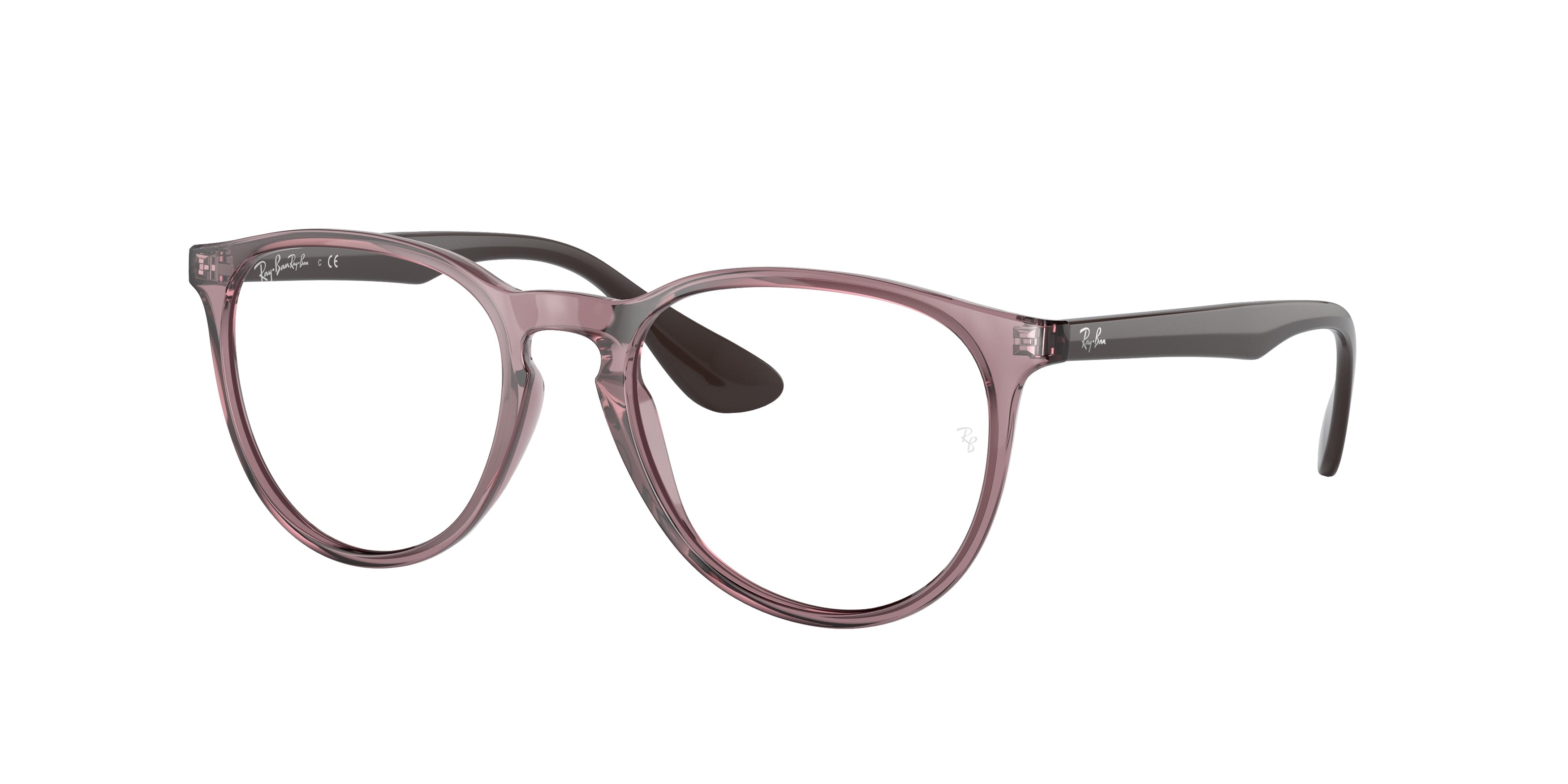 Ray-Ban Optical ERIKA RX7046 Phantos Eyeglasses  8139-Transparent Violet 51-140-18 - Color Map Violet