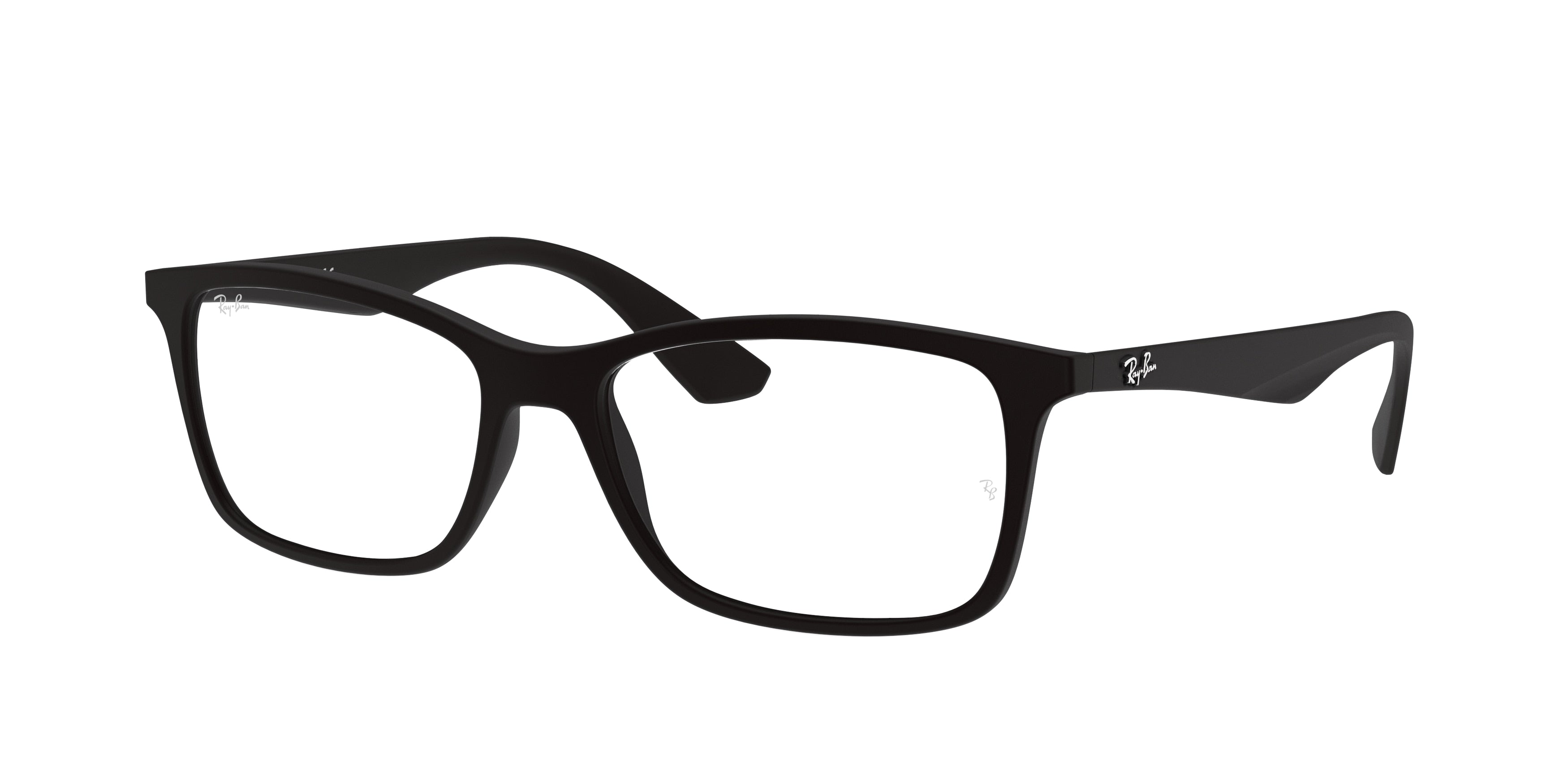 Ray-Ban Optical RX7047 Square Eyeglasses  5196-Black 55-145-17 - Color Map Black