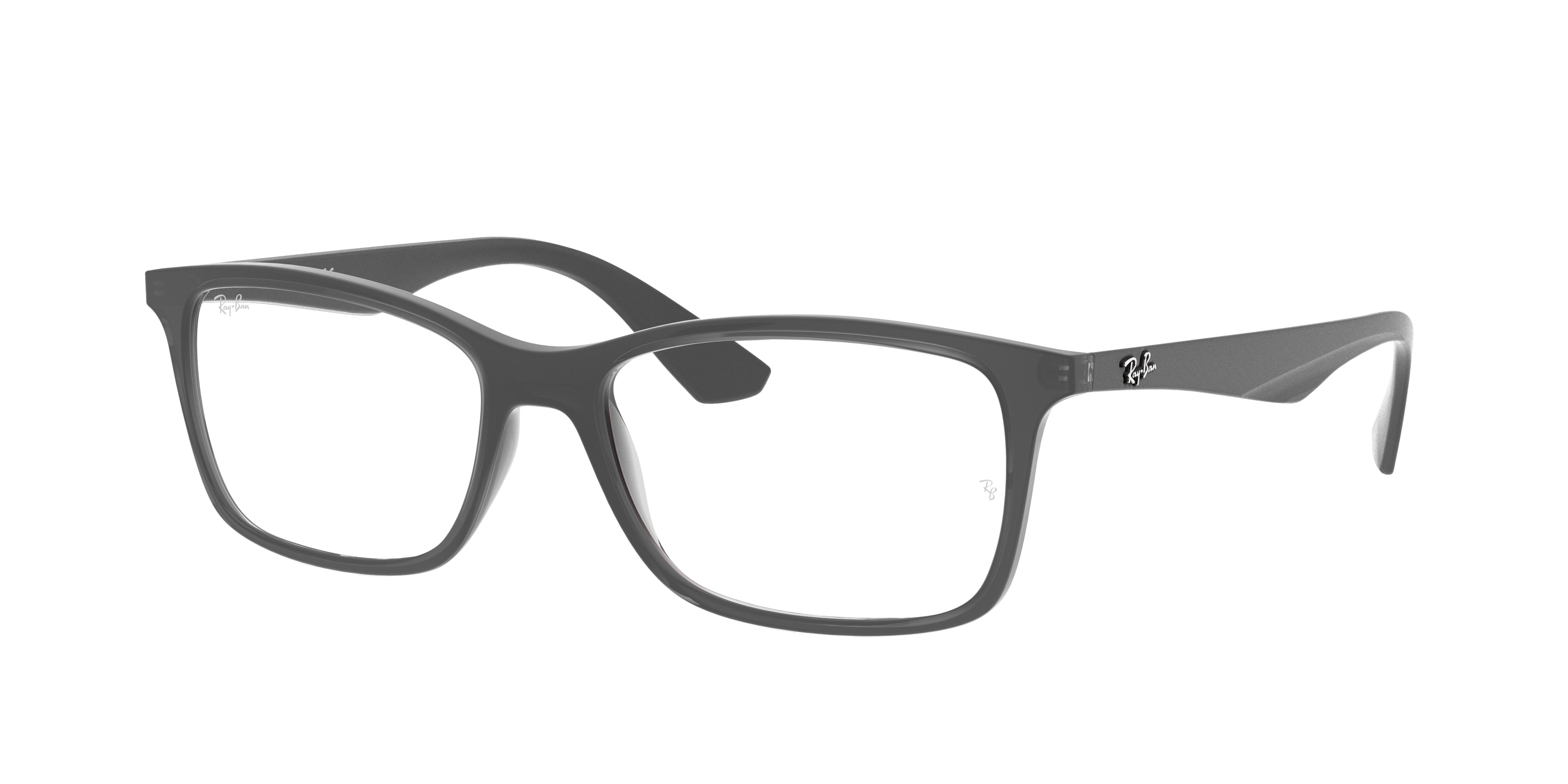 Ray-Ban Optical RX7047 Square Eyeglasses  5482-Transparent Grey 55-145-17 - Color Map Grey
