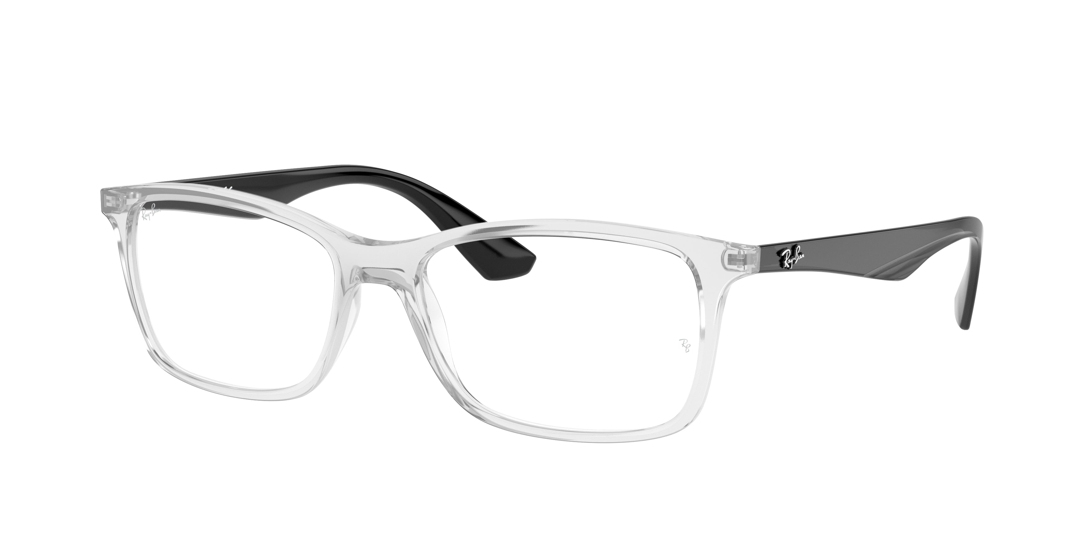 Ray-Ban Optical RX7047 Square Eyeglasses  5943-Transparent 55-145-17 - Color Map Transparent