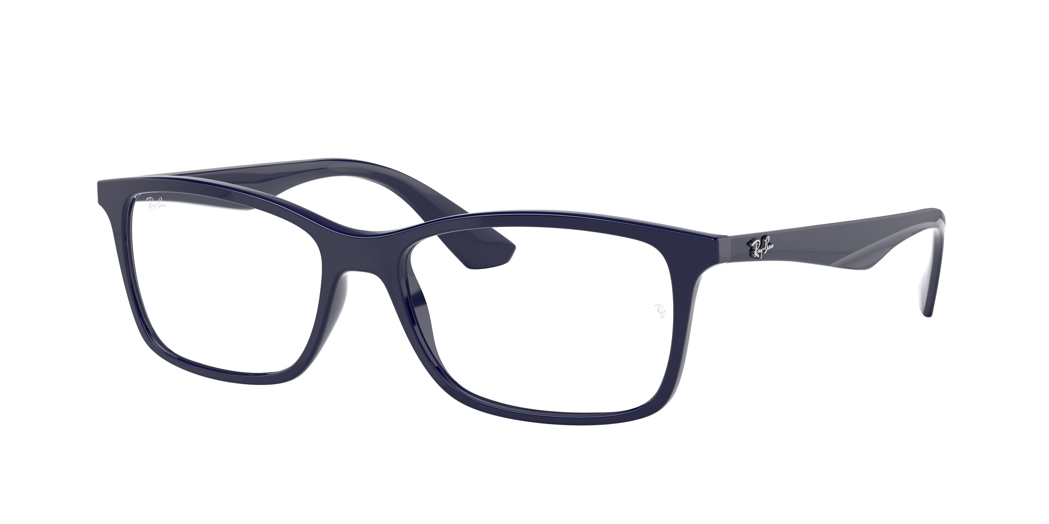 Ray-Ban Optical RX7047 Square Eyeglasses  8100-Blue 55-145-17 - Color Map Blue