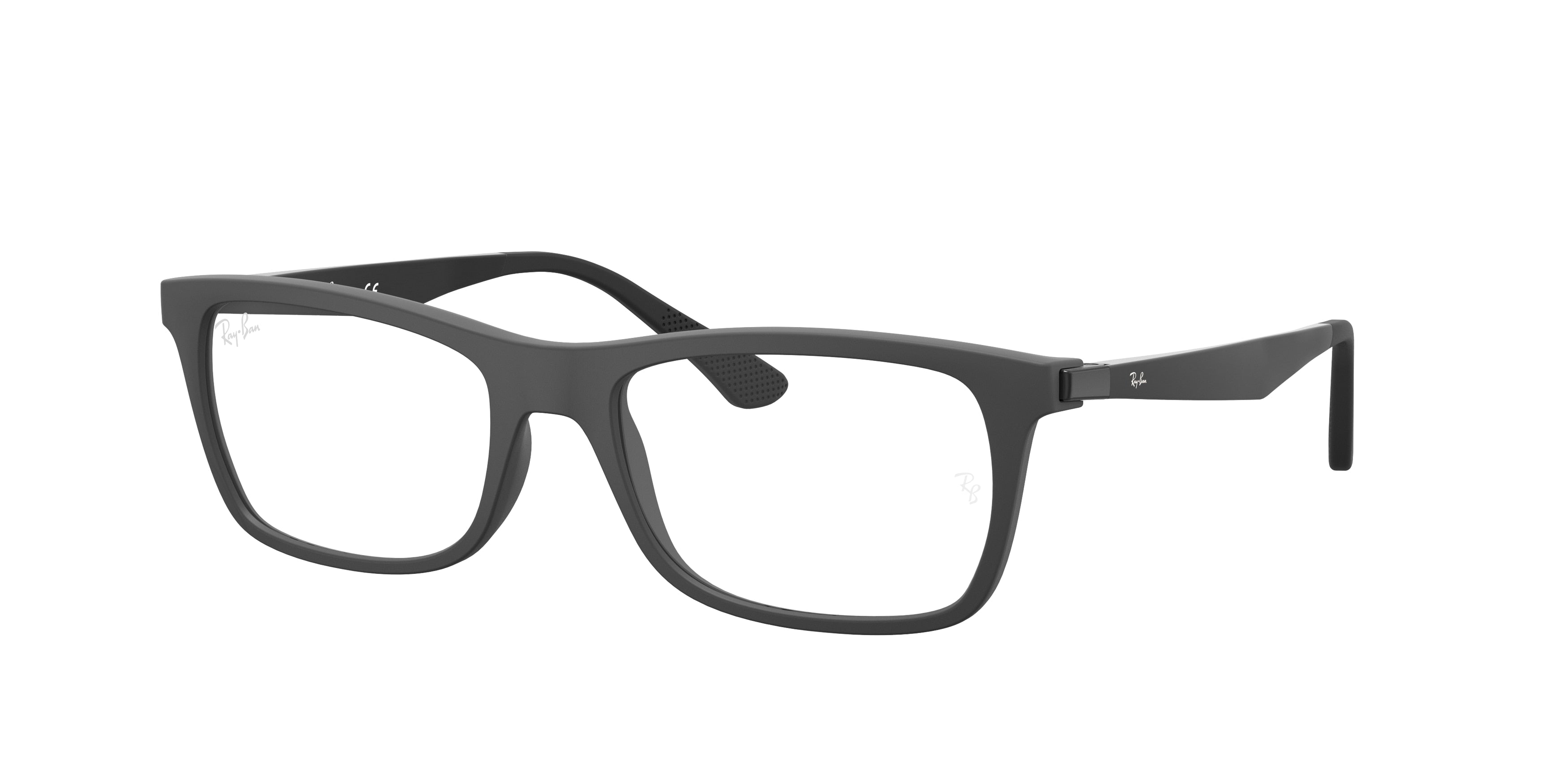 Ray-Ban Optical RX7062 Square Eyeglasses  2077-Black 55-145-18 - Color Map Black
