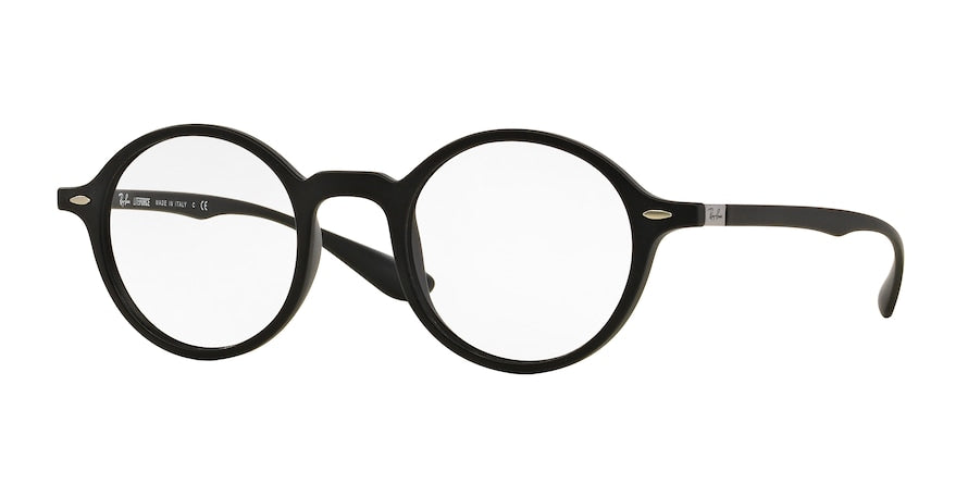 Ray-Ban Optical RX7069F Phantos Eyeglasses  5204-MATTE BLACK 46-22-145 - Color Map black