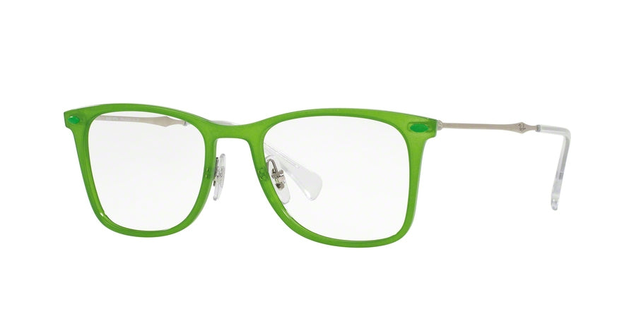 Ray-Ban Optical RX7086 Square Eyeglasses  5643-GREEN 49-18-140 - Color Map green