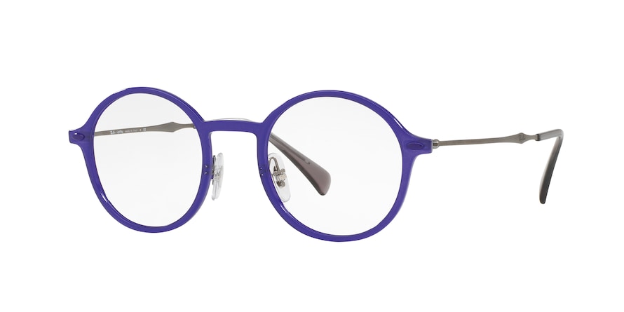 Ray-Ban Optical RX7087 Round Eyeglasses  5636-VIOLET 46-21-140 - Color Map violet