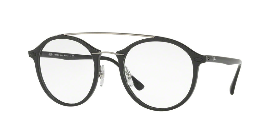 Ray-Ban Optical RX7111 Phantos Eyeglasses  2000-SHINY BLACK 51-21-140 - Color Map black