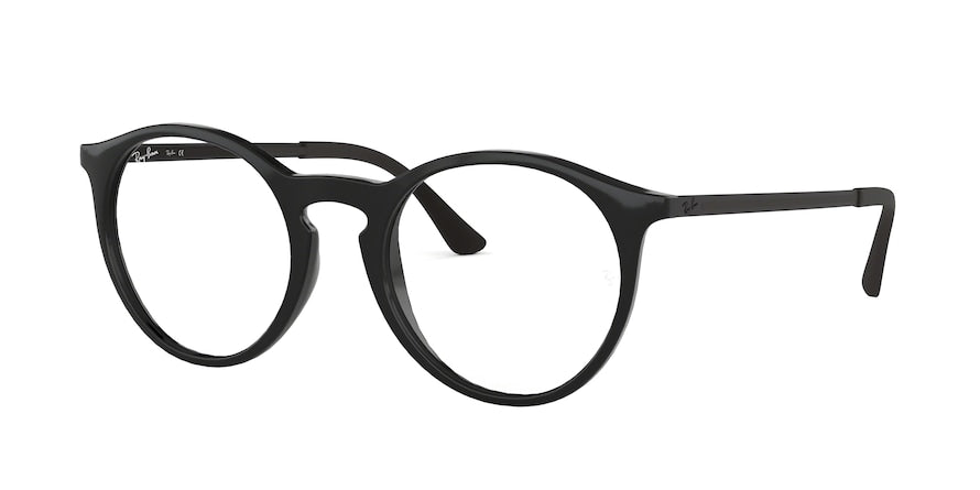 Ray-Ban Optical RX7132 Phantos Eyeglasses  2000-SHINY BLACK 50-20-145 - Color Map black