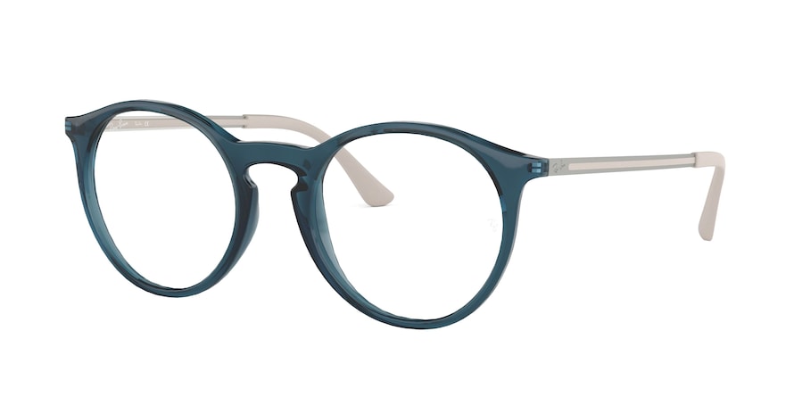 Ray-Ban Optical RX7132 Phantos Eyeglasses  5721-TRASPARENT BLUE 50-20-145 - Color Map blue