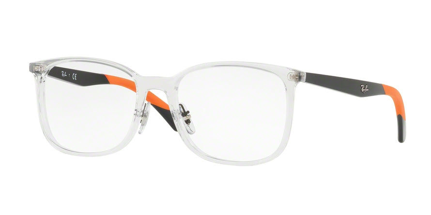 Ray-Ban Optical RX7142F Square Eyeglasses  5759-TRASPARENT 54-18-145 - Color Map clear