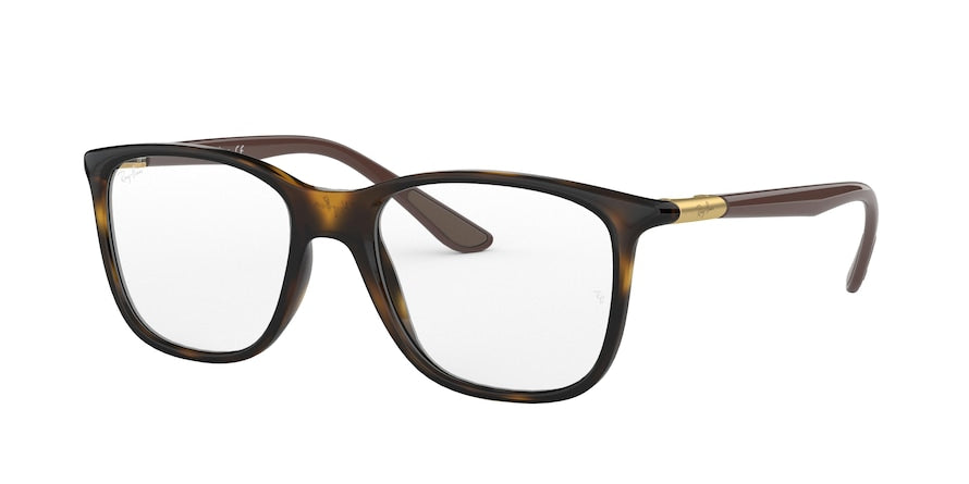 Ray-Ban Optical RX7143 Square Eyeglasses  2012-HAVANA 53-18-145 - Color Map havana