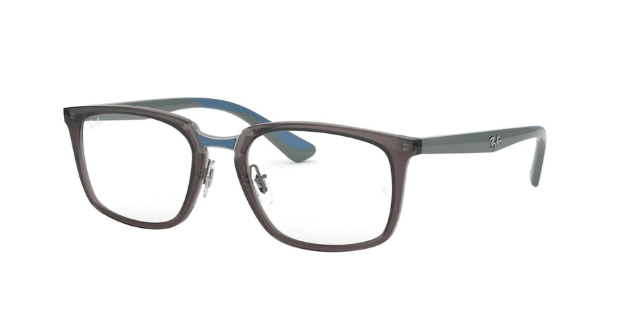 Ray-Ban Optical RX7148 Square Eyeglasses  5760-TRANSPARENT GREY 54-19-145 - Color Map grey