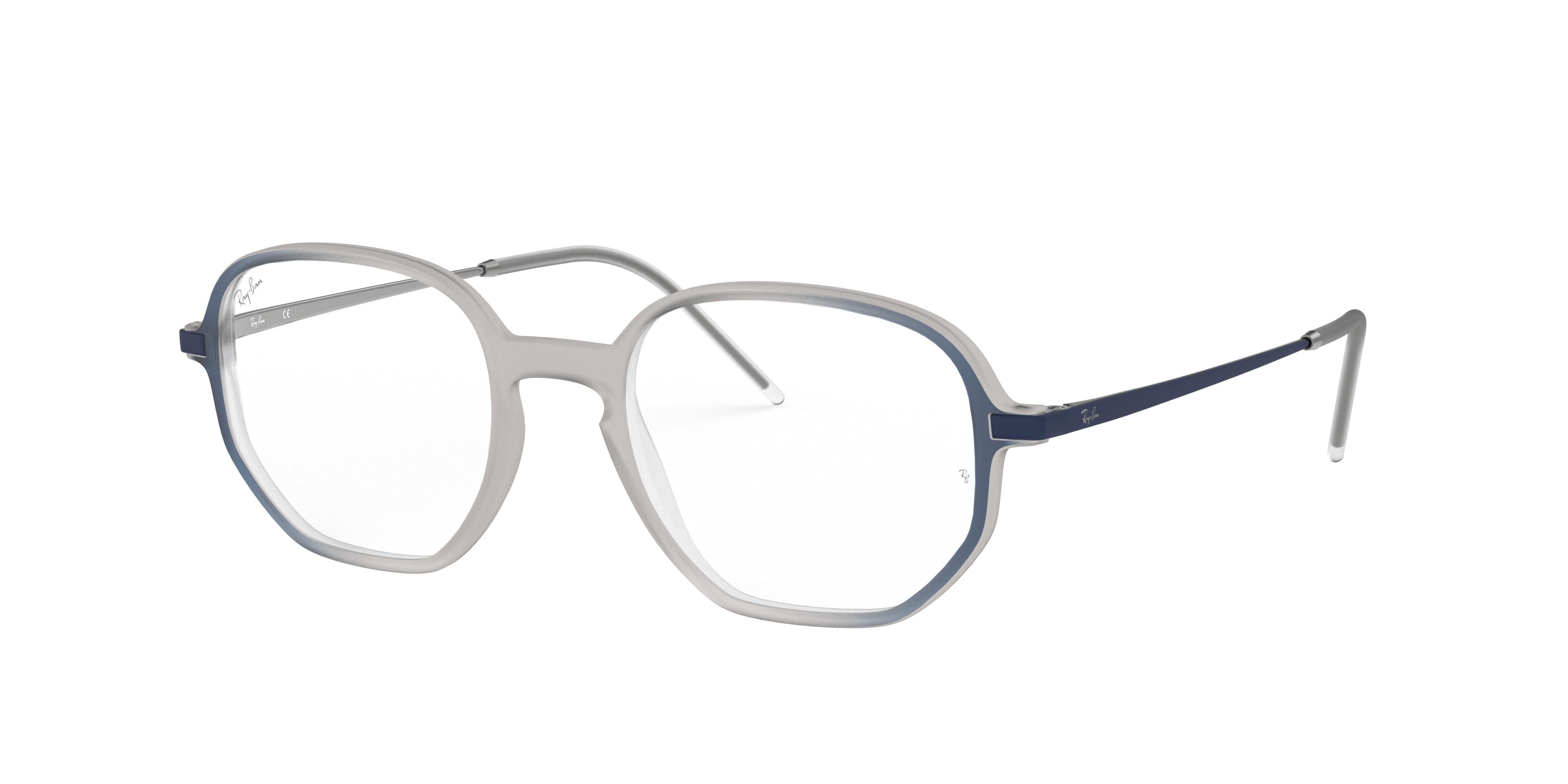 Ray-Ban Optical RX7152 Irregular Eyeglasses  5794-Blue 50-145-19 - Color Map Blue