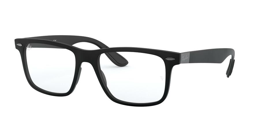 Ray-Ban Optical RX7165 Square Eyeglasses  5204-SAND BLACK 54-18-150 - Color Map black