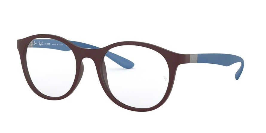 Ray-Ban Optical RX7166 Phantos Eyeglasses  5916-SAND DARK VIOLET 53-19-145 - Color Map violet